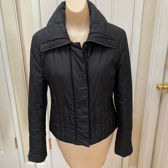 BCBGMAXAZARIA BLACK WINTER PUFFER JACKET - Picture 1 of 7